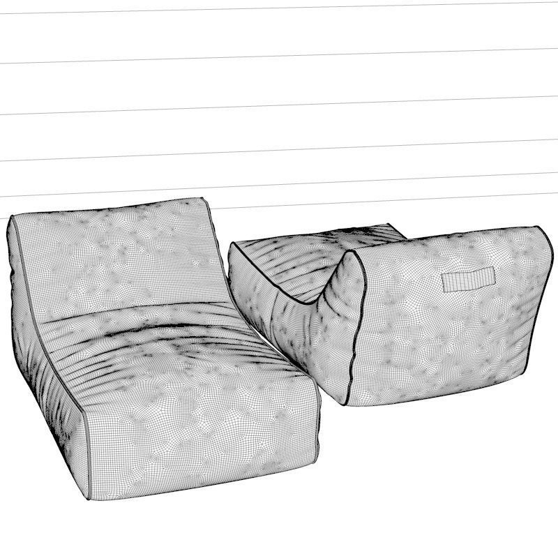 Lounger Bag 3D model_2