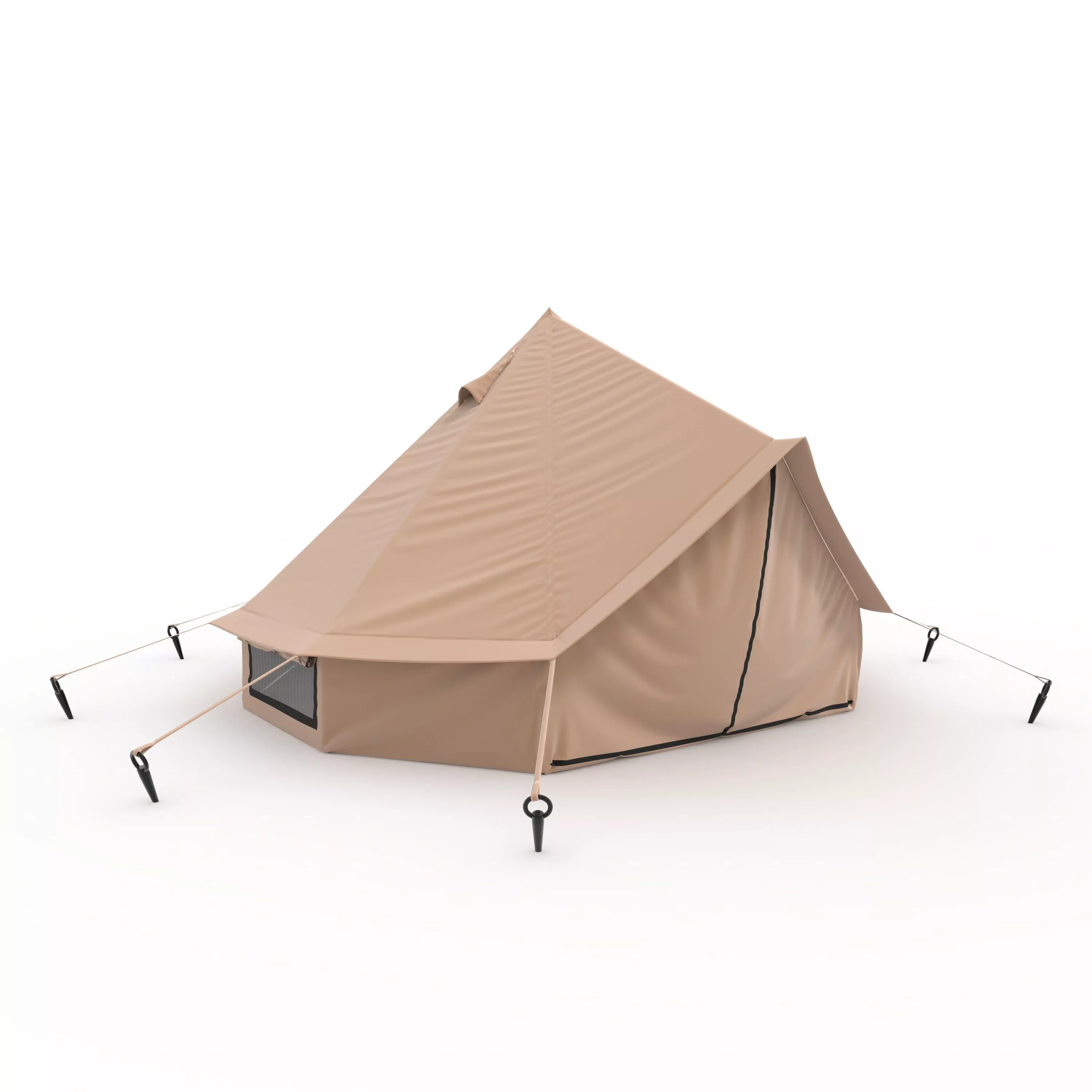 Glamping Tent 09 3D model