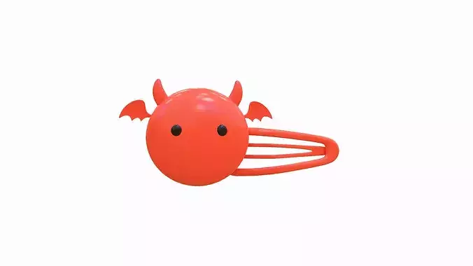 Cute Devil Hair Clip