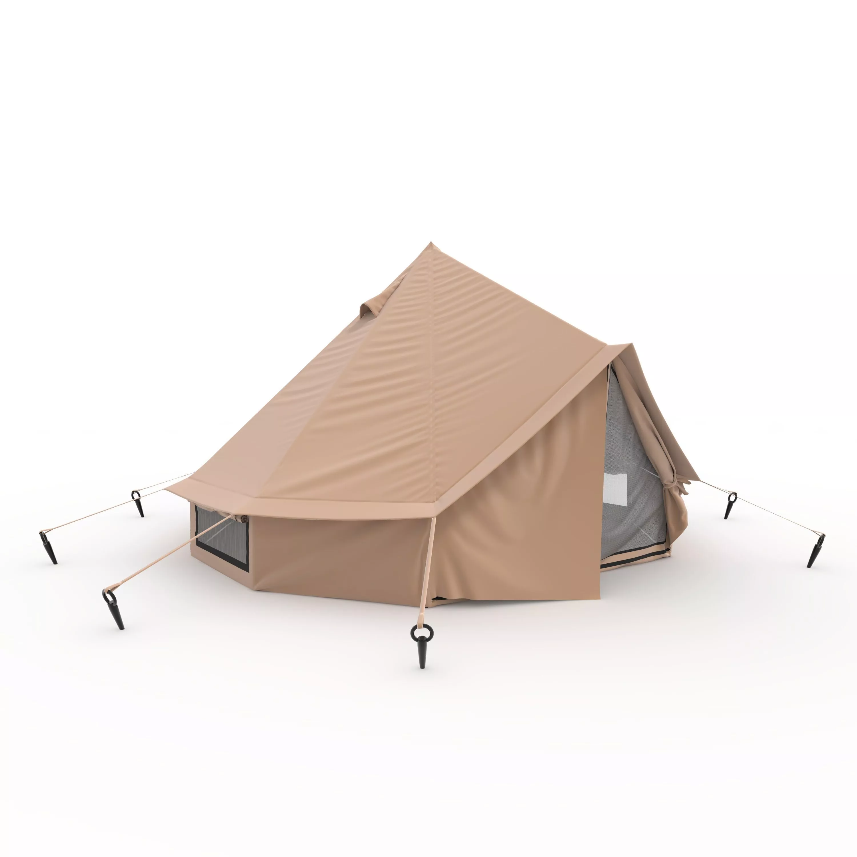 Glamping Tent 11 3D model