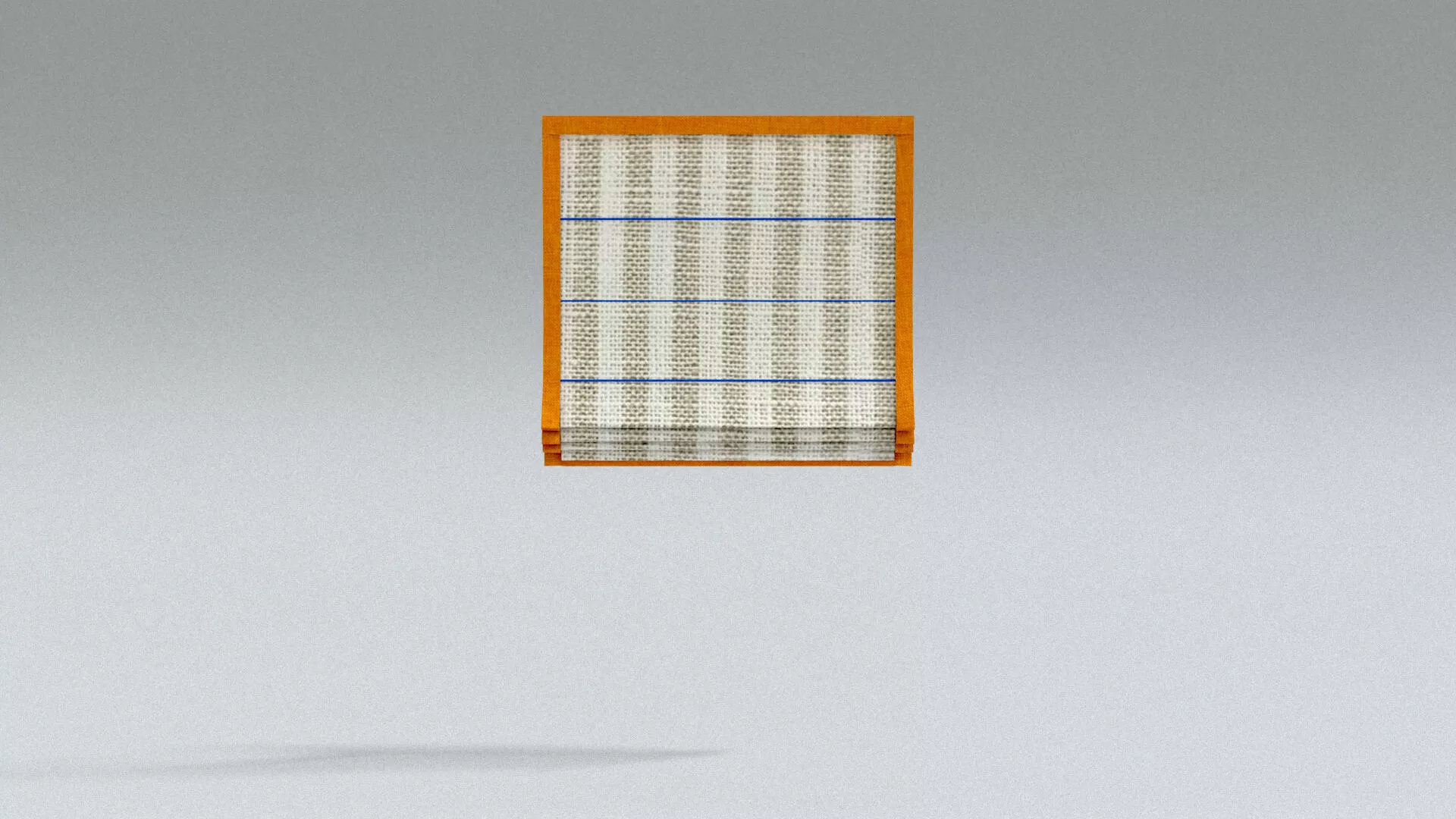 laos Roman Blinds 01 3D model