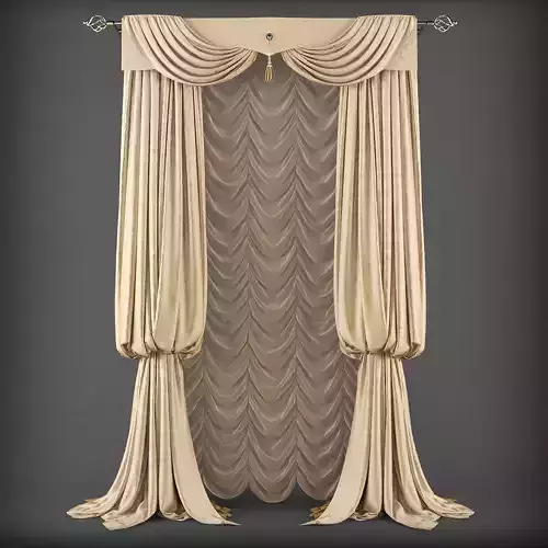 Curtain 3D model 268