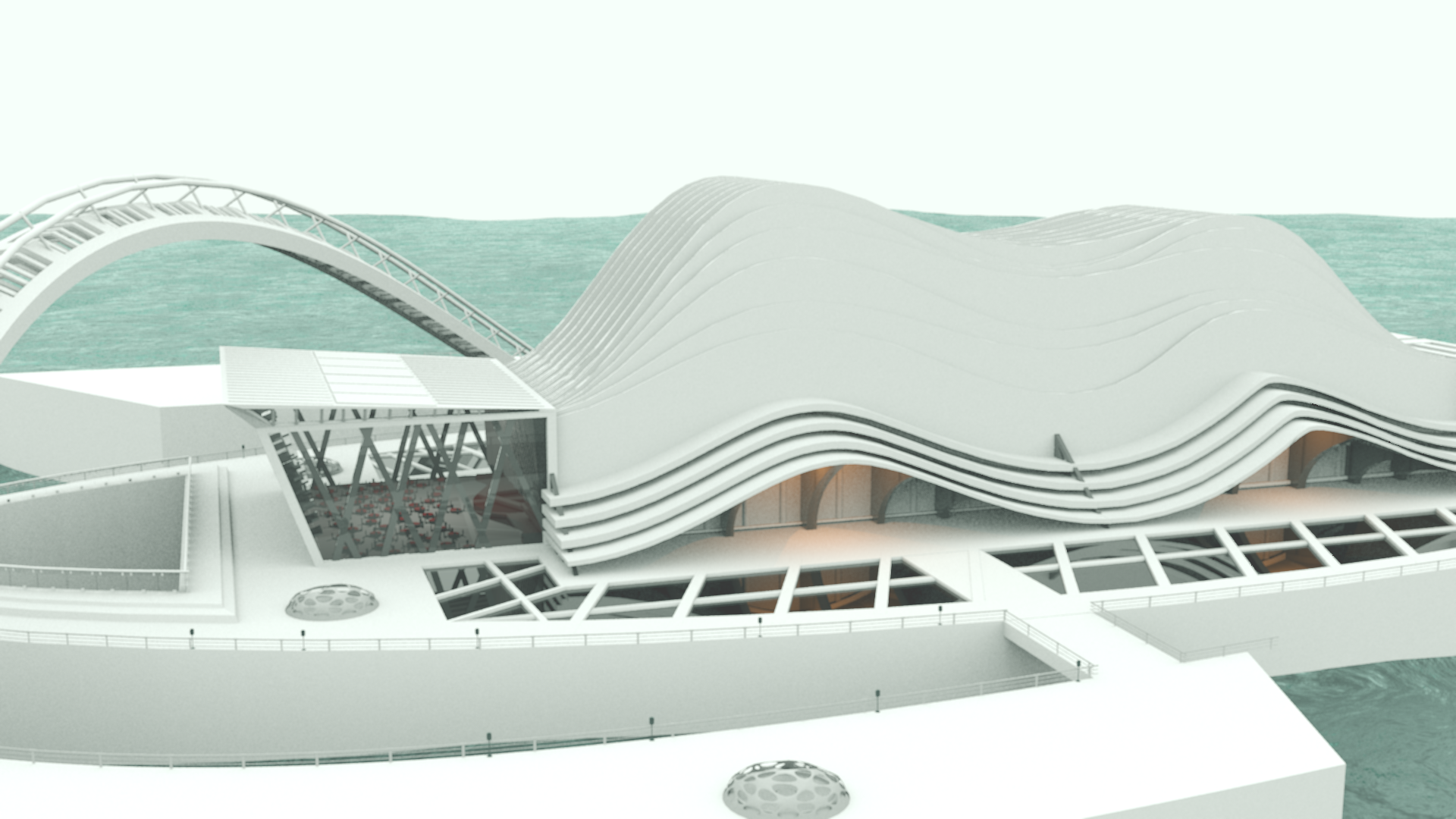 Architectural Concept 3D model_9