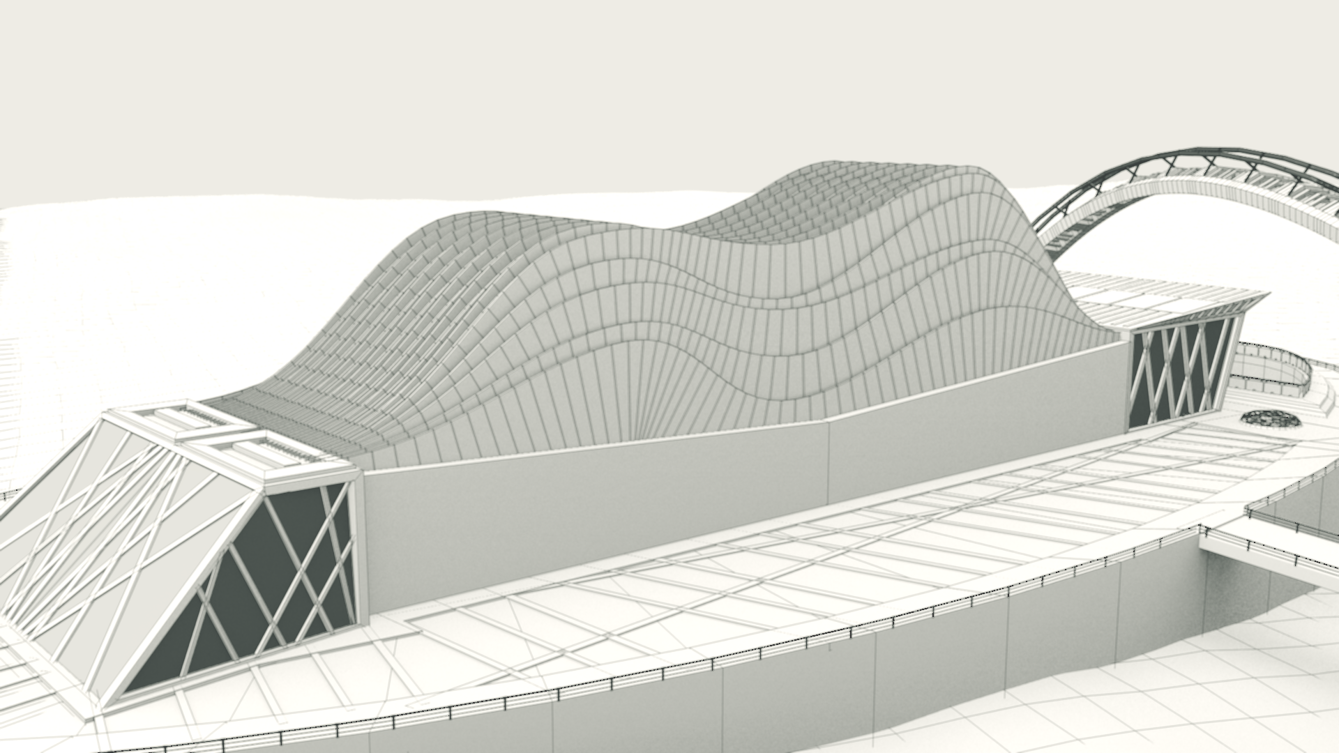 Architectural Concept 3D model_12