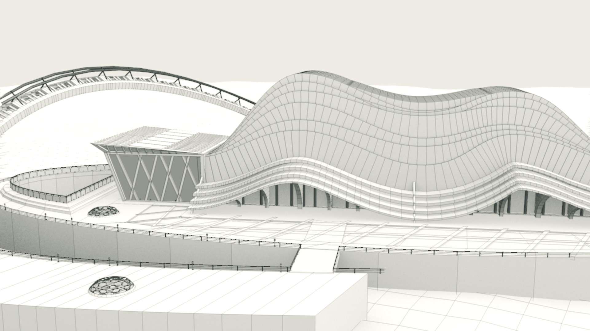 Architectural Concept 3D model_14