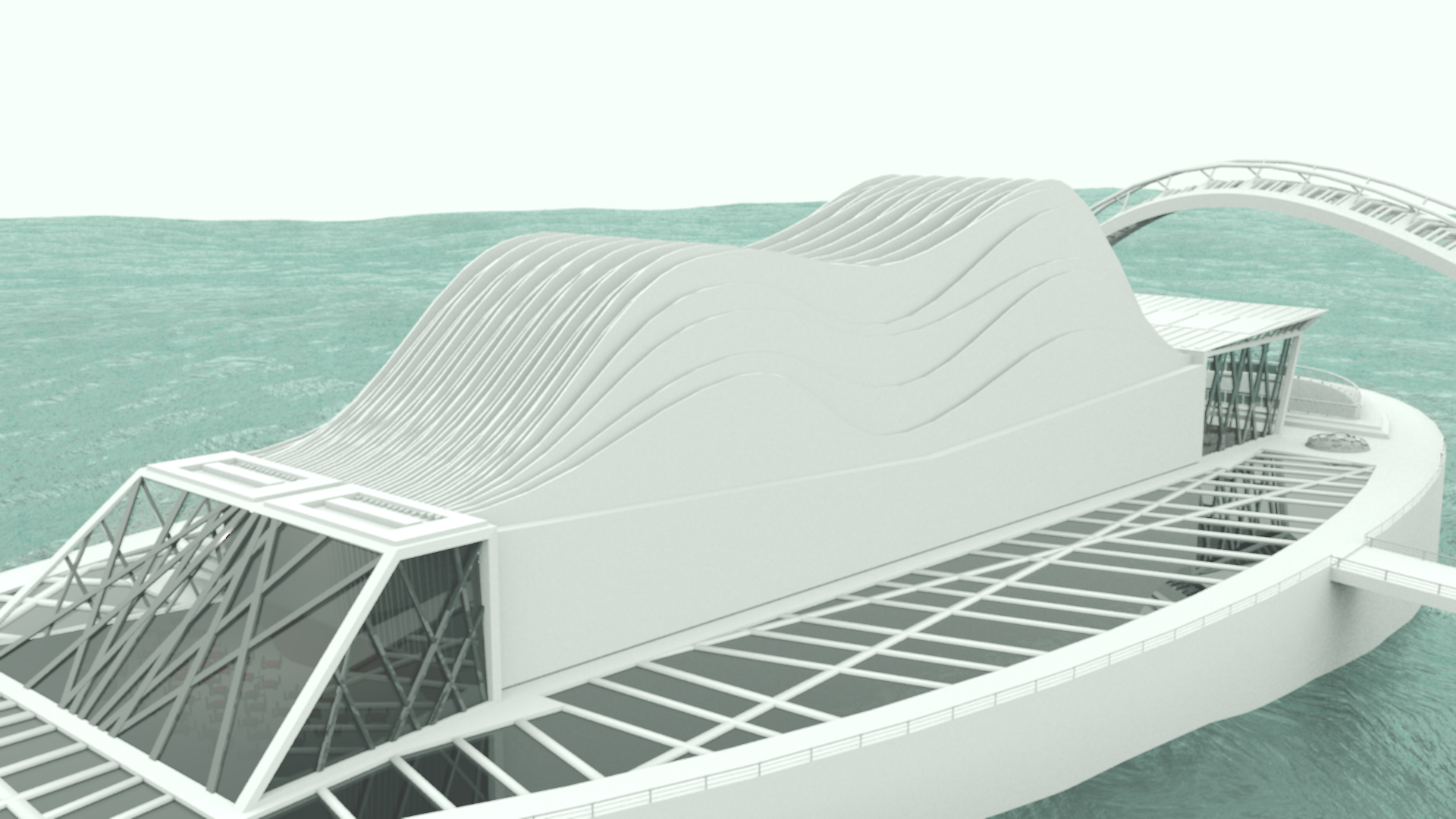 Architectural Concept 3D model_5