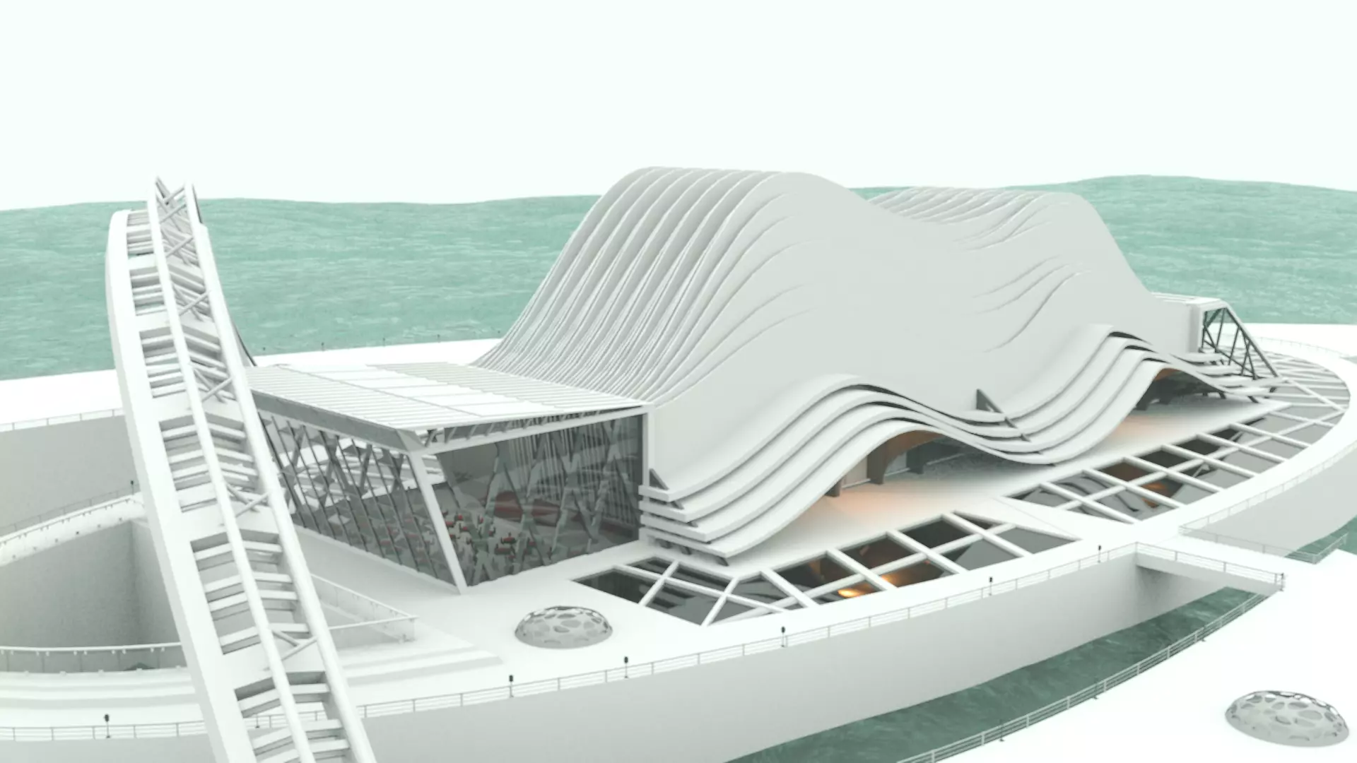 Architectural Concept 3D model_0