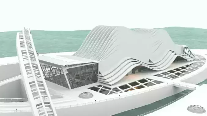 Architectural Concept 3D model