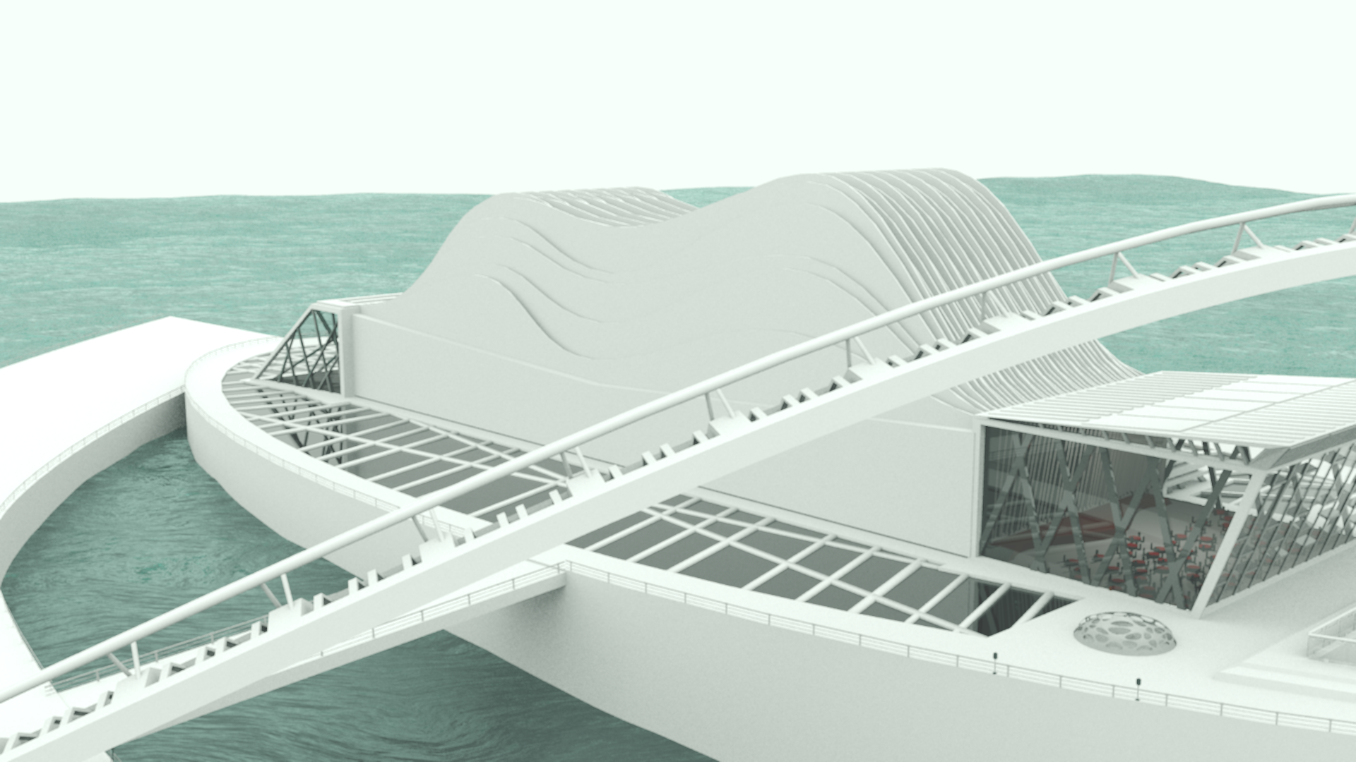 Architectural Concept 3D model_2