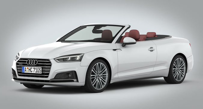 Audi A5 Cabriolet 2018 3D model
