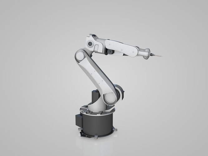 industrial robot arms  3D model