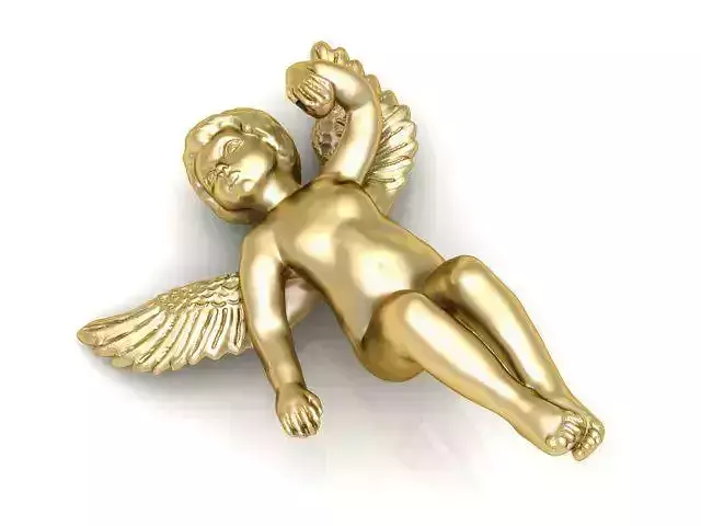 Pendant golden angel