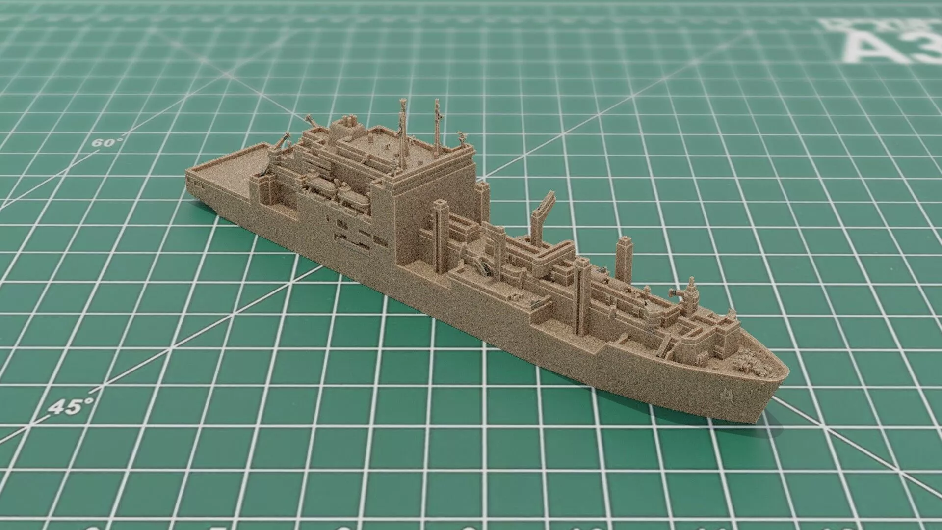 T-AKE Lewis And Clark Class Dry Cargo Ship 3D Print Mode 3D print model