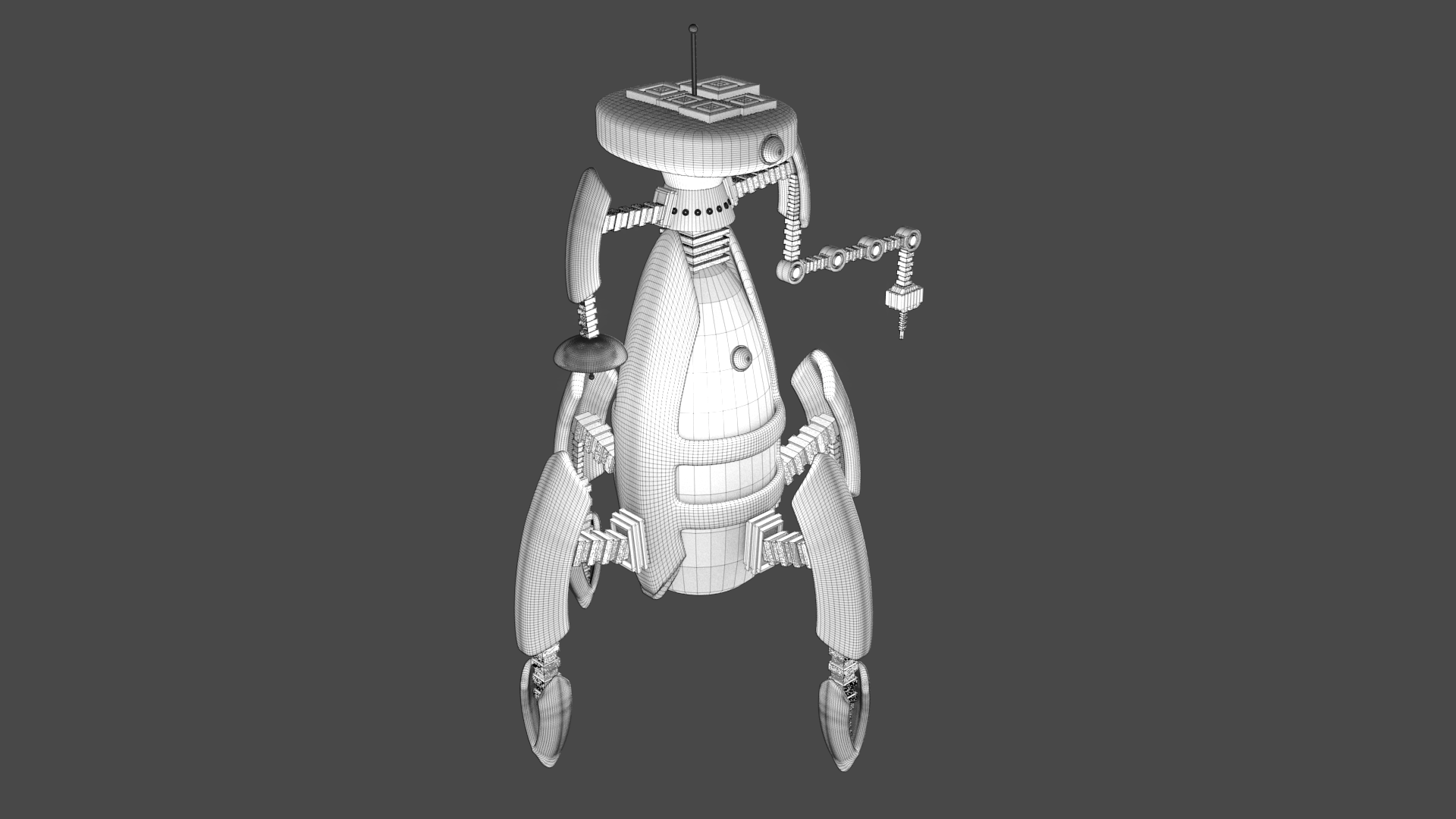 Research Robot 3D model_6
