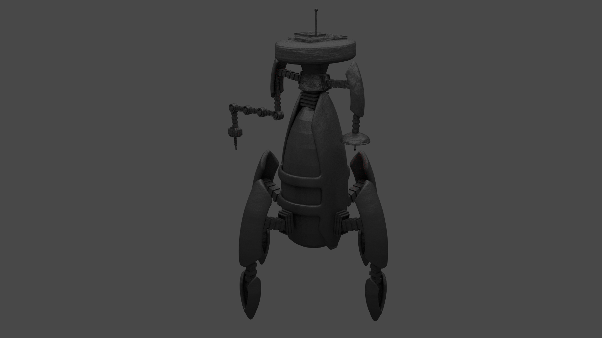 Research Robot 3D model_4