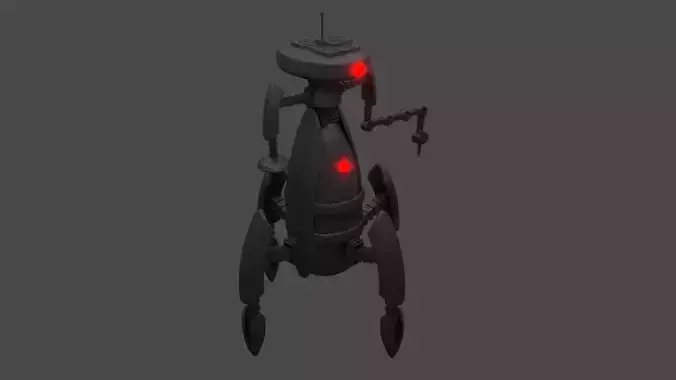 Research Robot 3D model