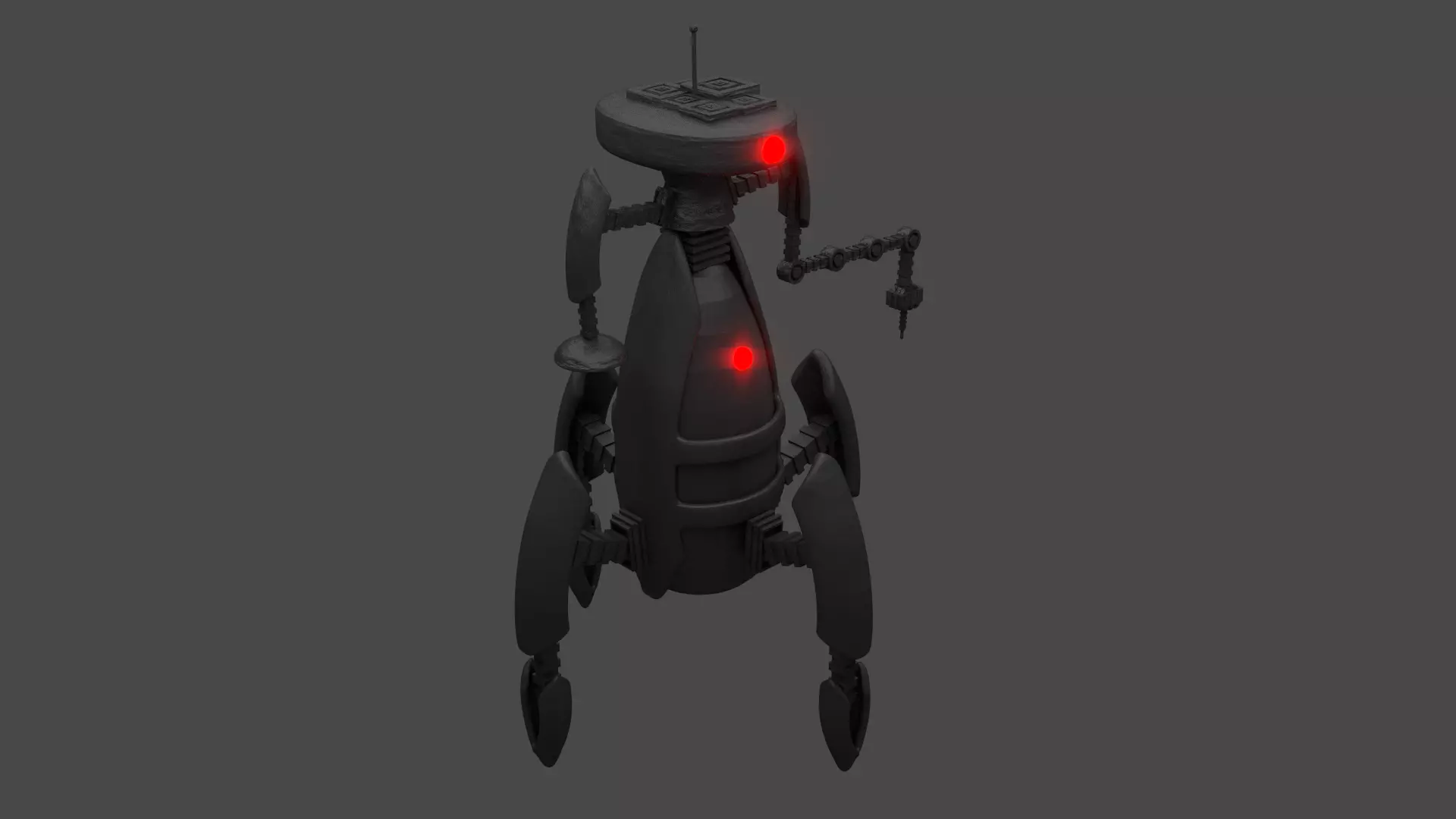 Research Robot 3D model_0