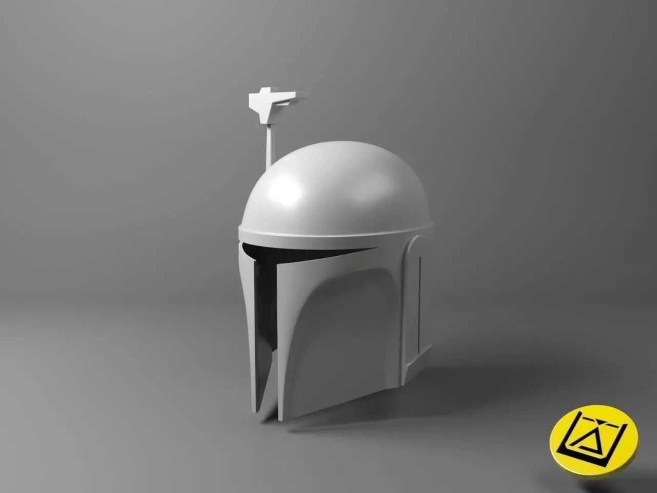 Death Watch Mandalorian helmet - Star Wars universe 3D print model