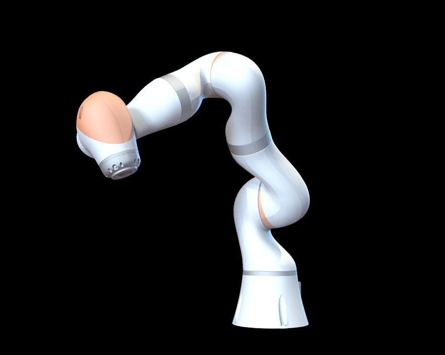 lightweight industrial robot arms 3D model_0