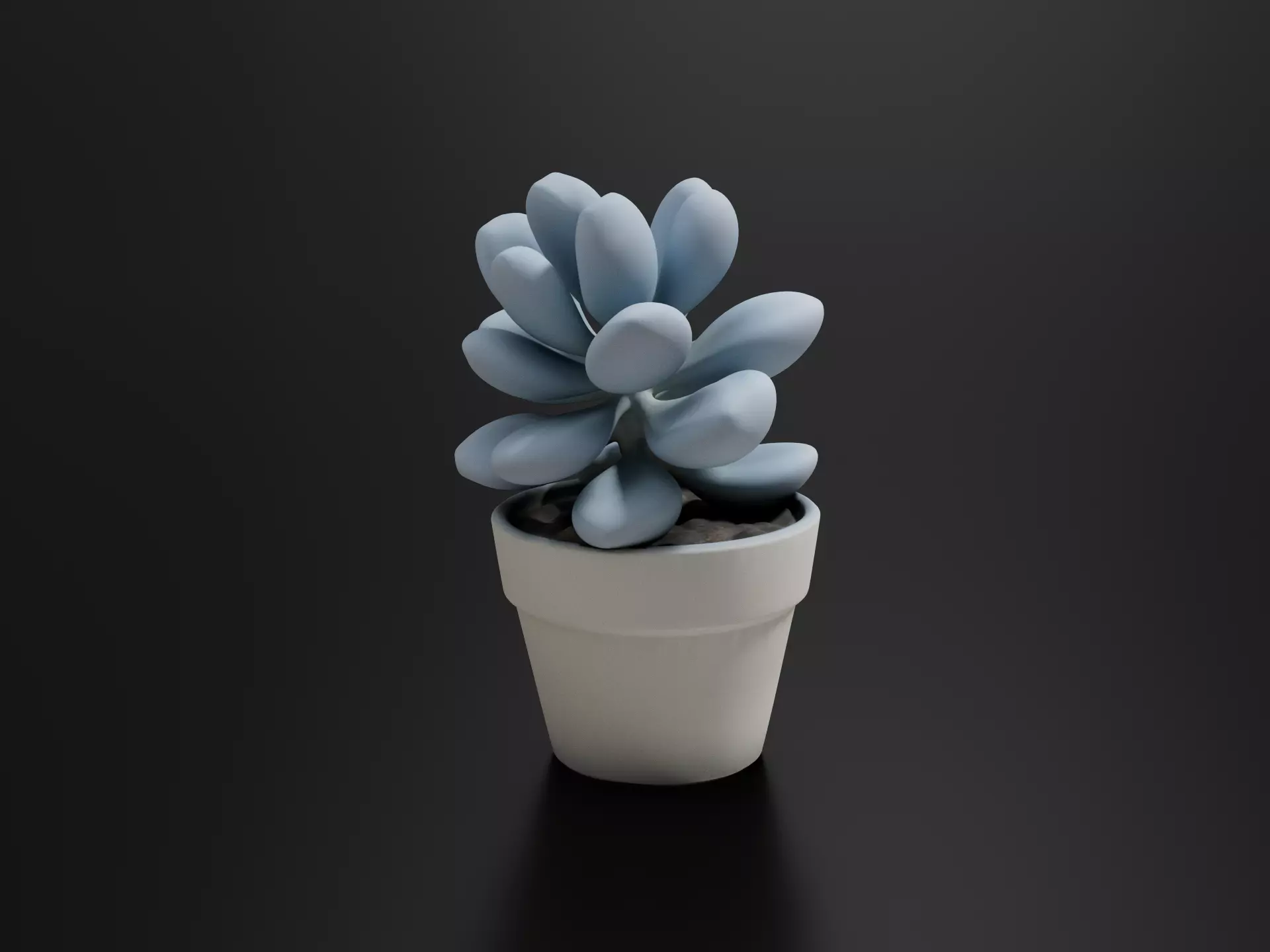 Moonstone Succulent Plant 3D print model