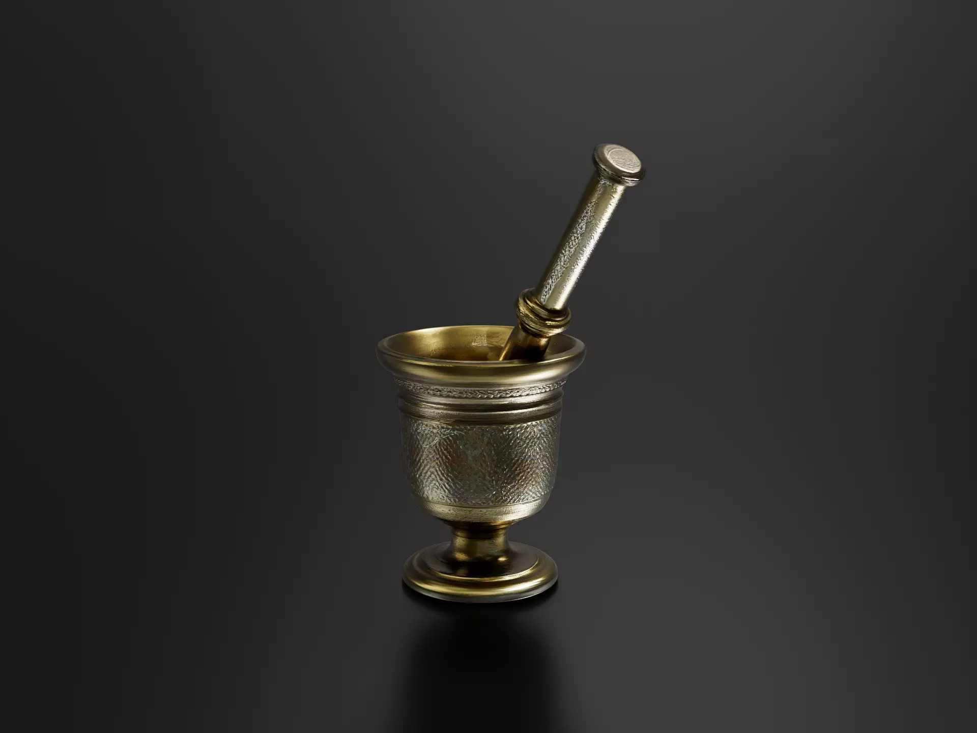 Mortar and Pestle 01 3D print model