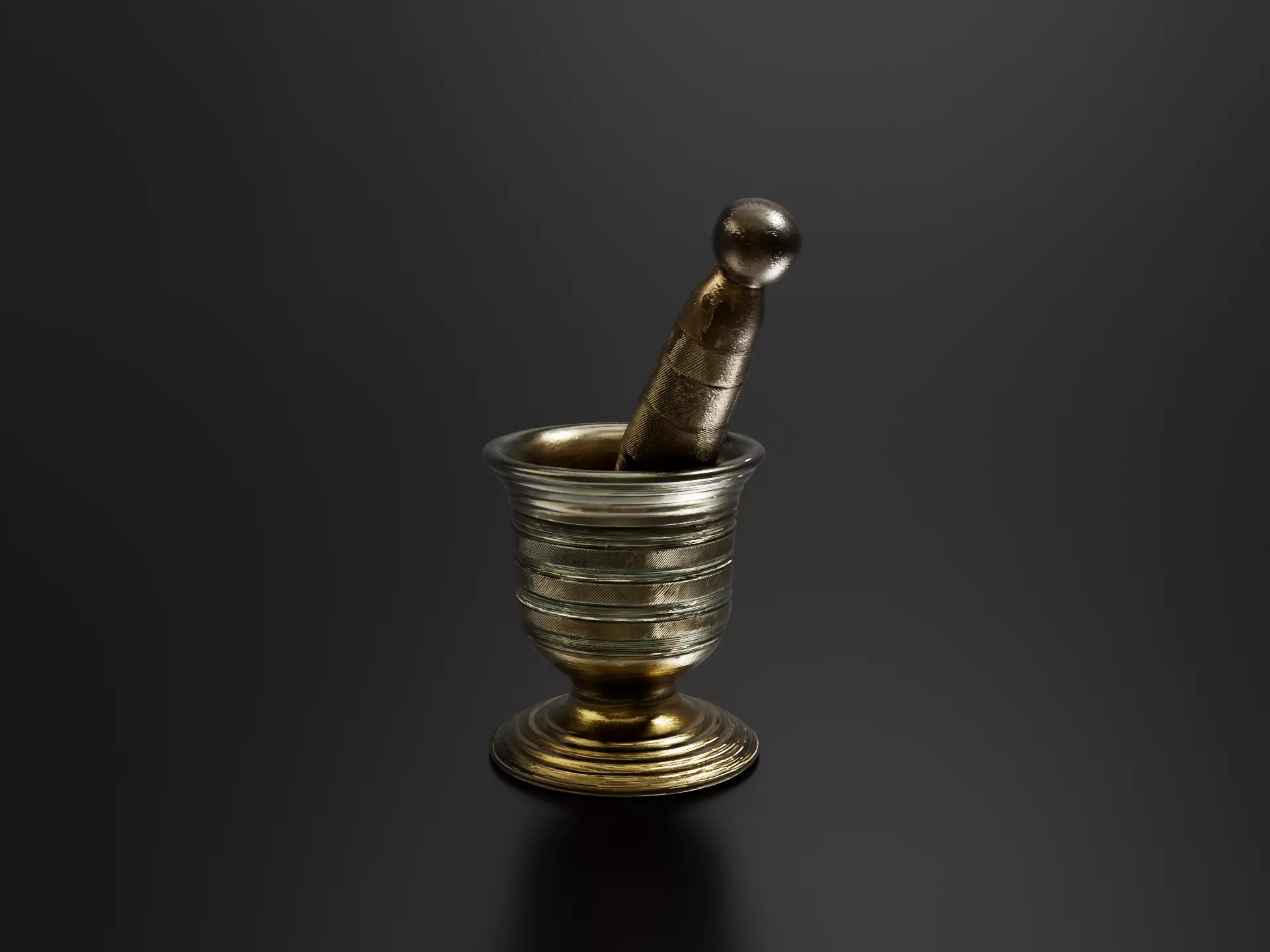 Mortar and Pestle 03 3D print model