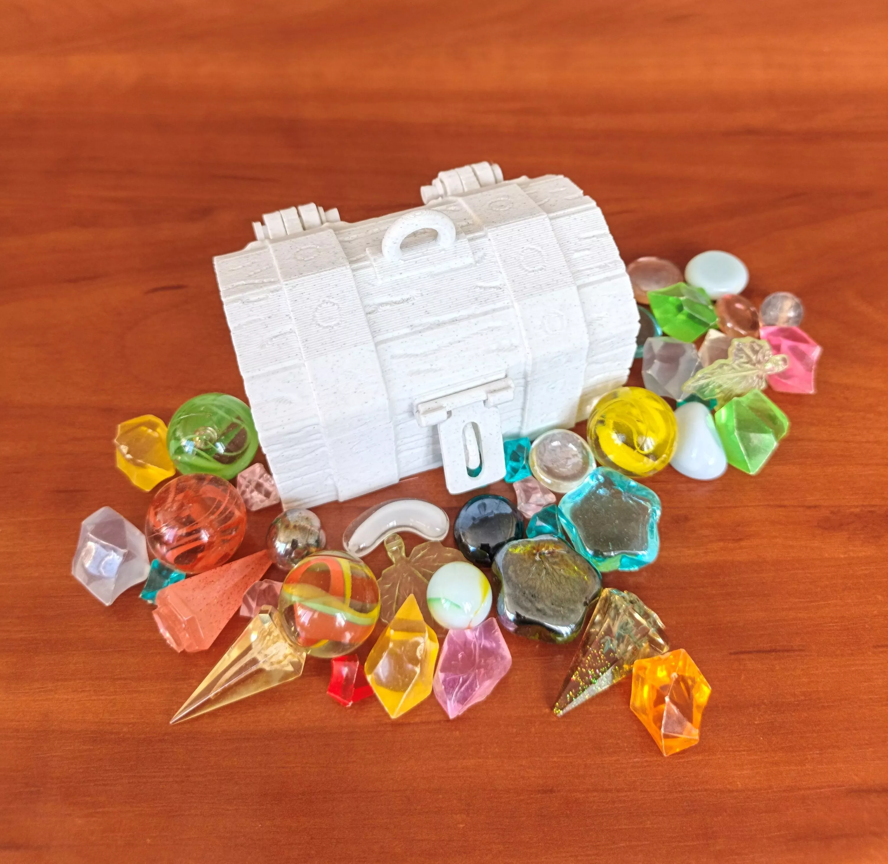 Treasure Chest STL Fantasy Loot Chest DnD Storage Box 3D print model