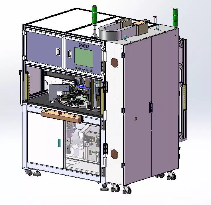 Automatic Multi-Side Screw Tightening Machine 3D CAD Model 3D model