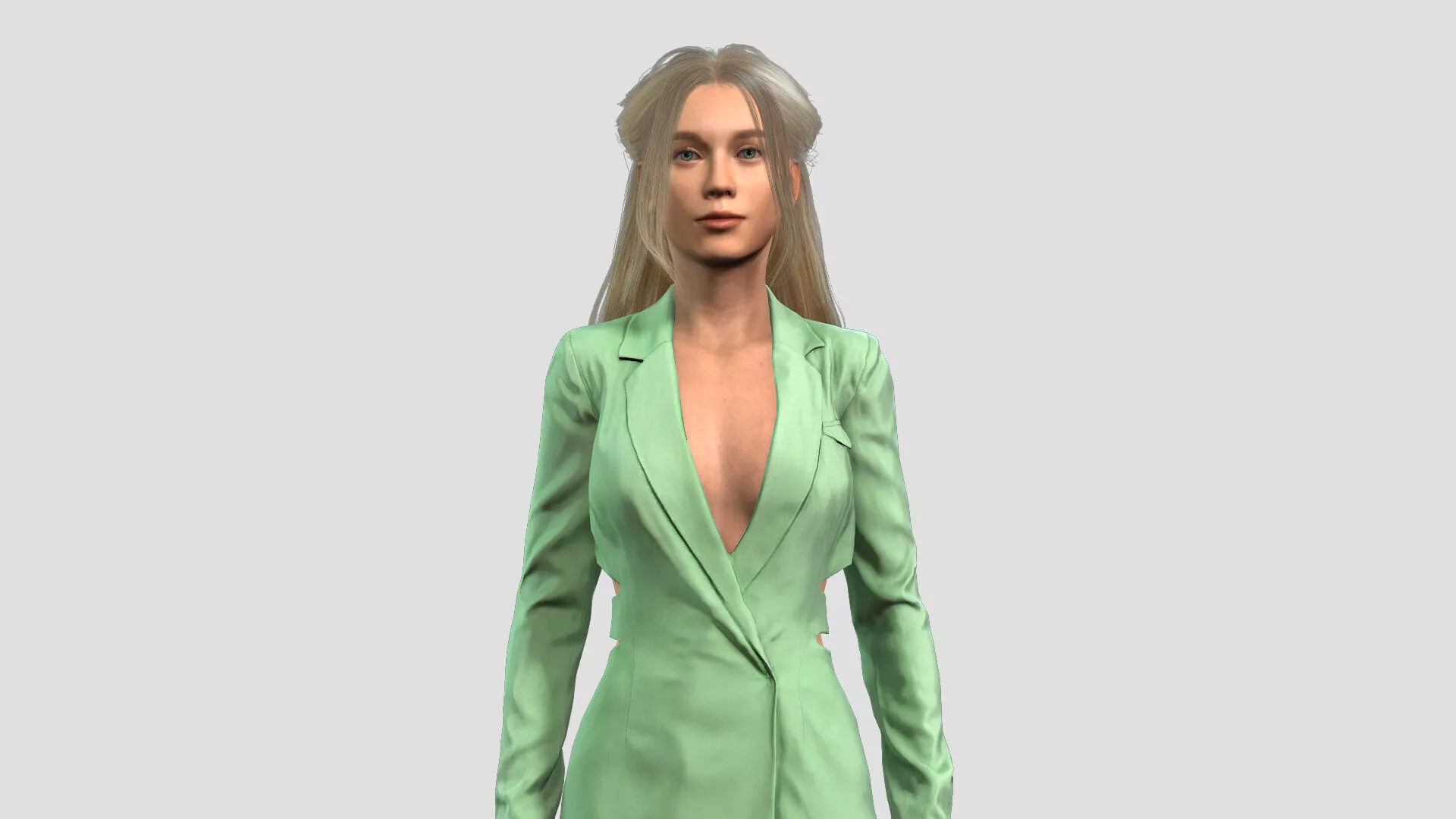 Beautiful Woman Character 3D model