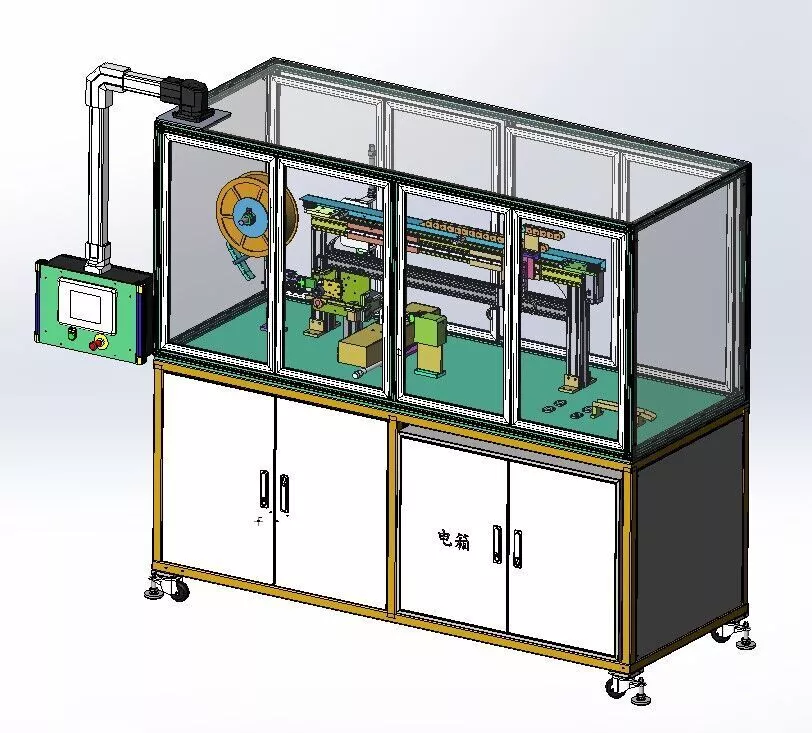 Automatic Strapping Machine 3D CAD Model 3D model