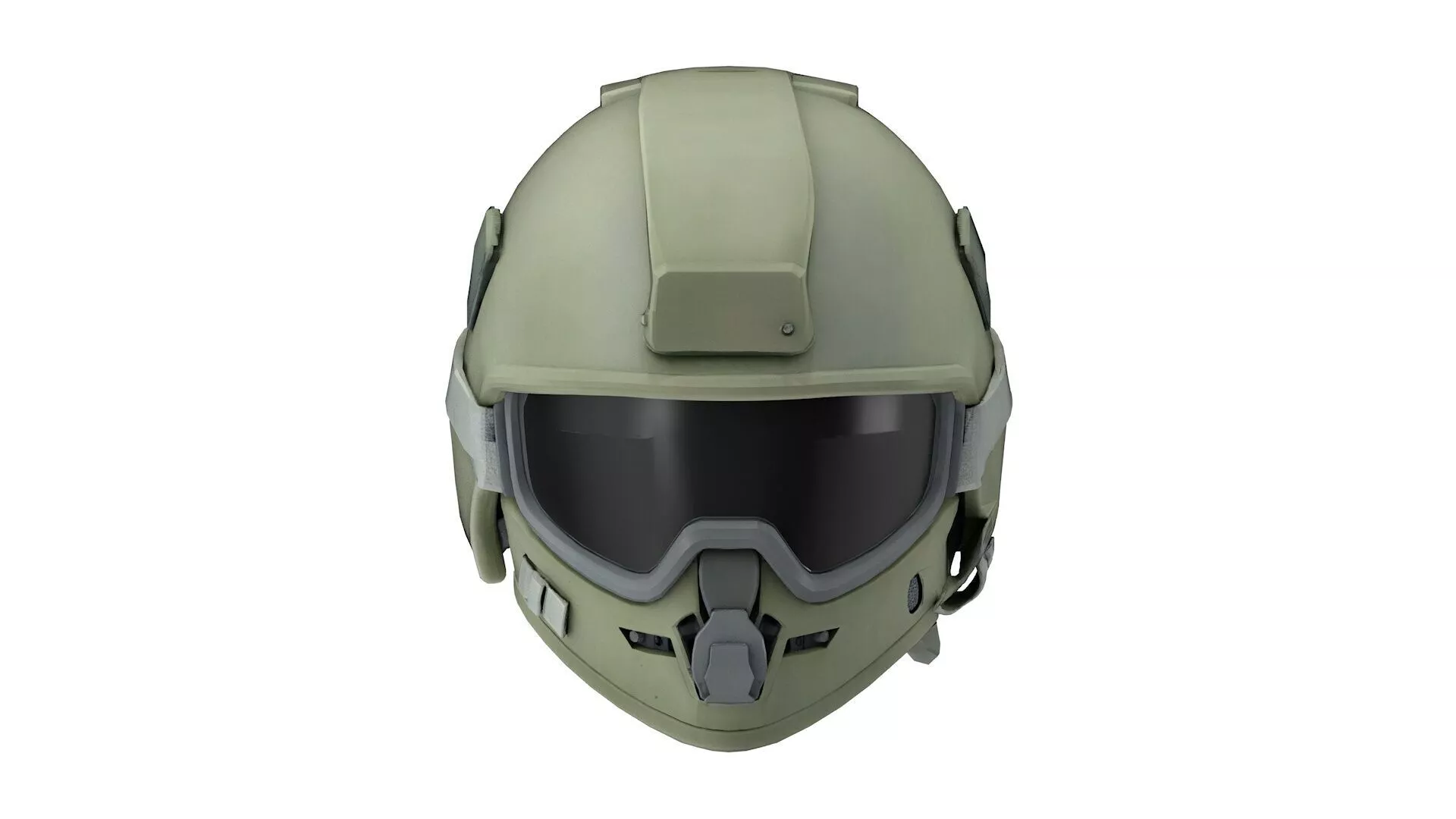 Military combat helmet Low-poly 3D model