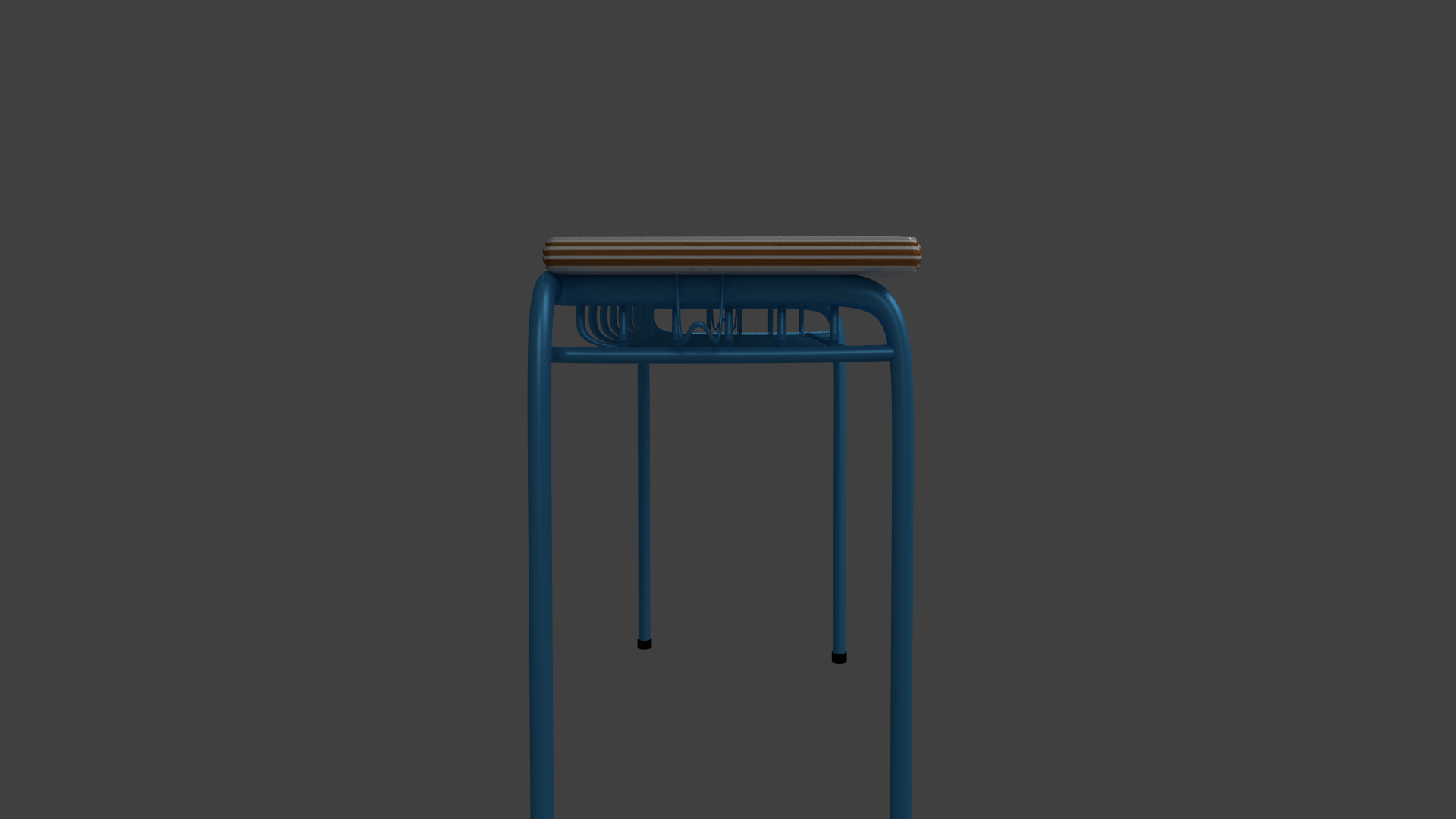 School Desk 3D model_1