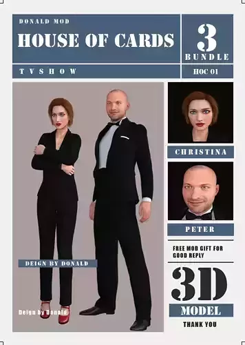 Character Man Woman  Peter and Christina