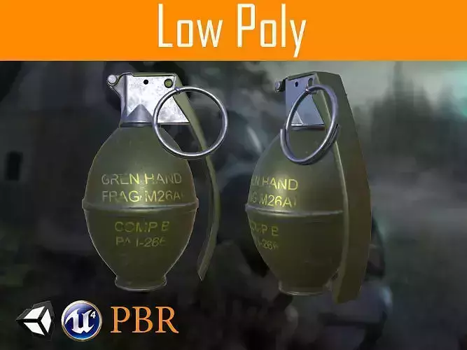 Grenade PBR two grenades