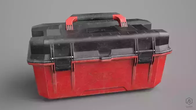 Game Ready Tool Box Low-poly 3D model