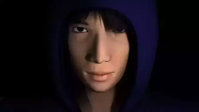 My self Free low-poly 3D model