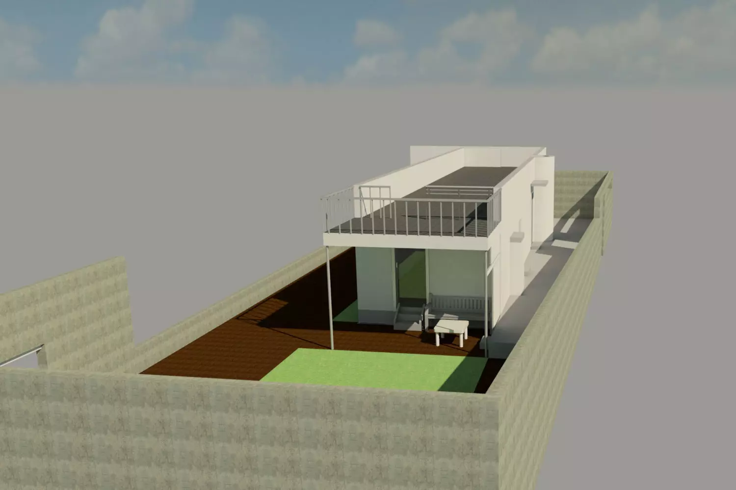 villa le lac 3D model