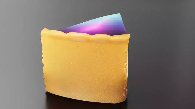 Northern Lights Cheesecake 02 3D print model 4