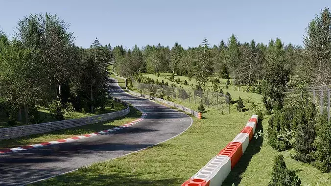 Nurburgring Pflanzgarten 3d model 3D model 7
