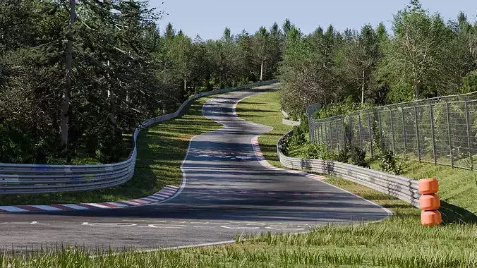 Nurburgring Pflanzgarten 3d model 3D model