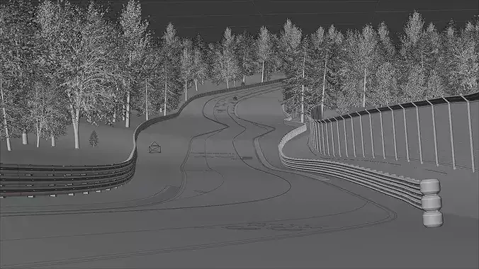 Nurburgring Pflanzgarten 3d model 3D model 2