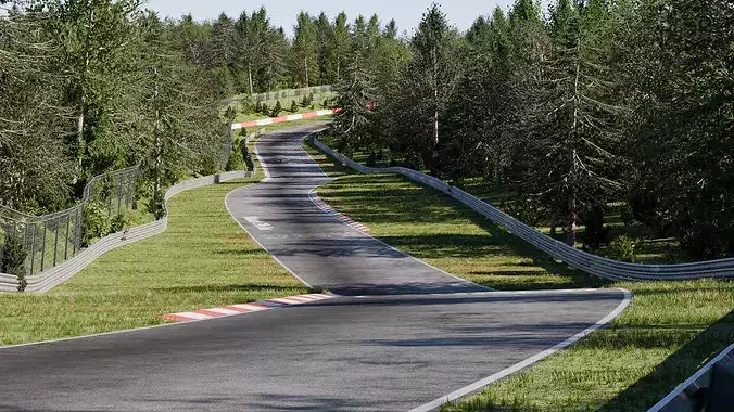 Nurburgring Pflanzgarten 3d model 3D model 3