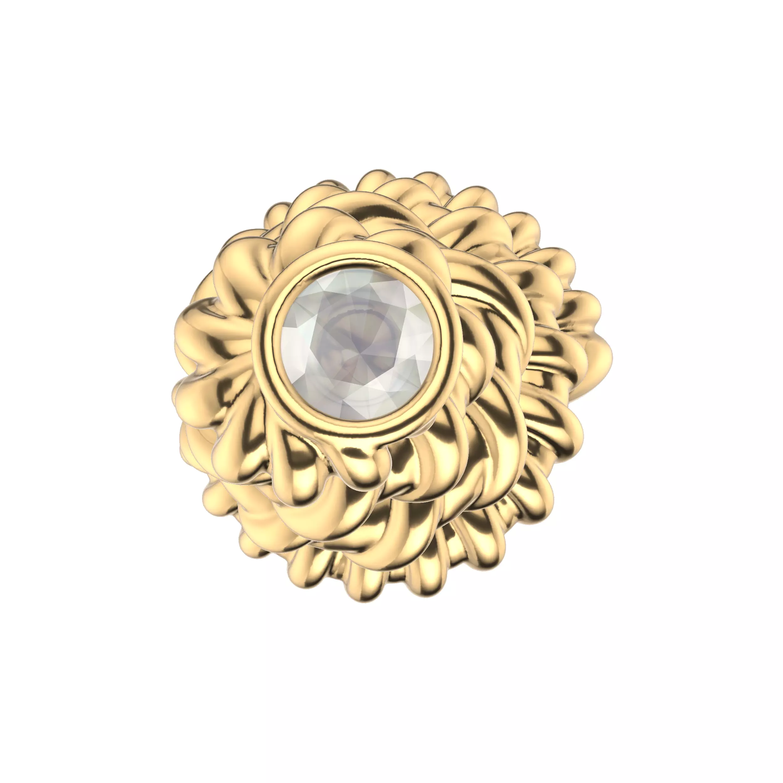 Daimond Studded Cute Earrings 3D print model
