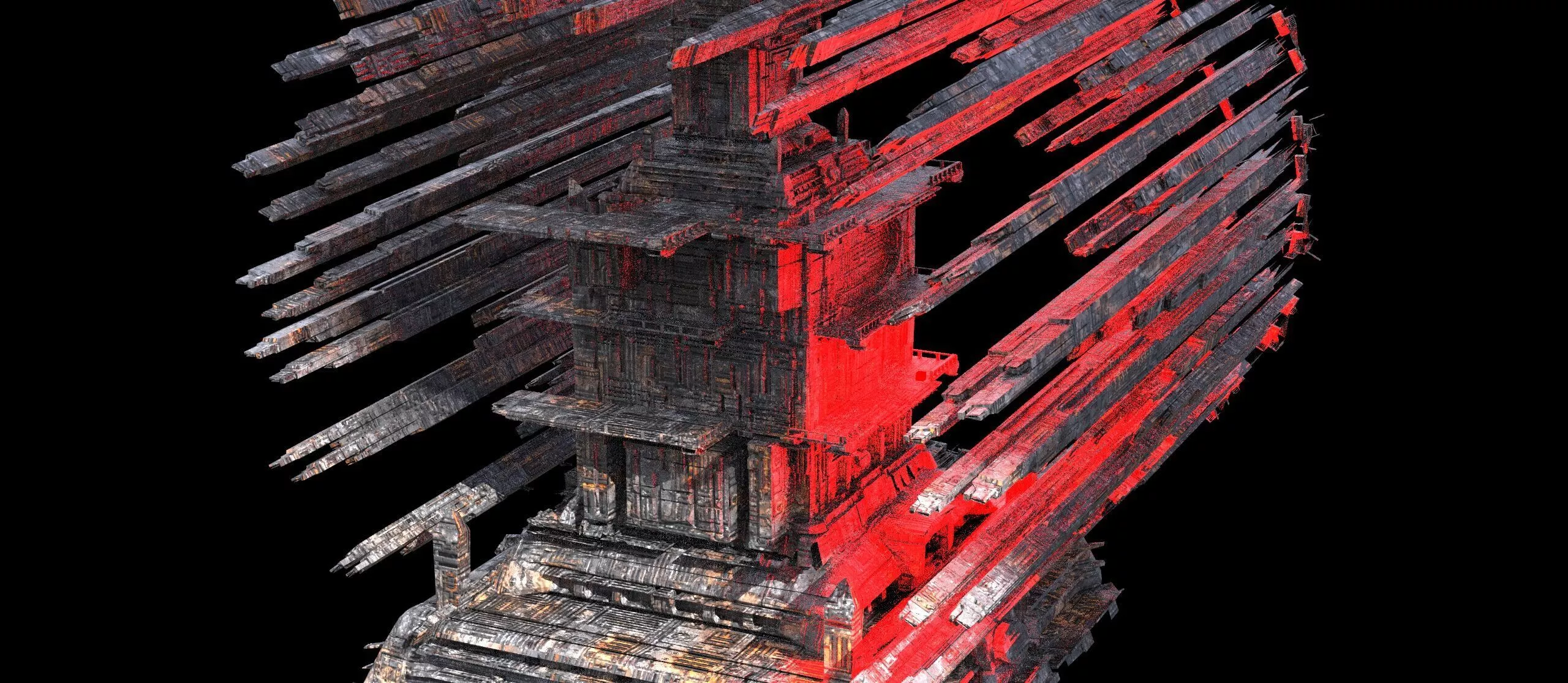 Dr strange inspired gravity chamber Training temple 3D model
