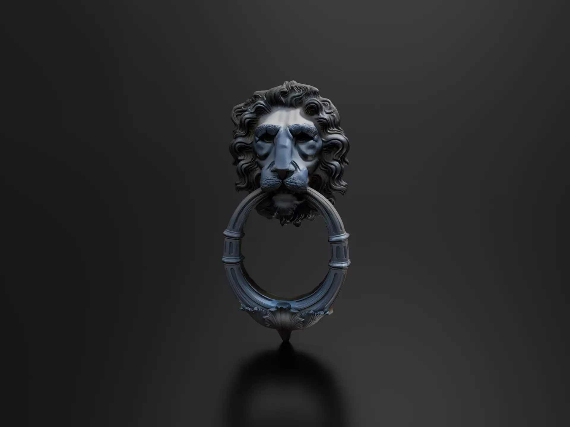 Old door knocker 1 3D print model