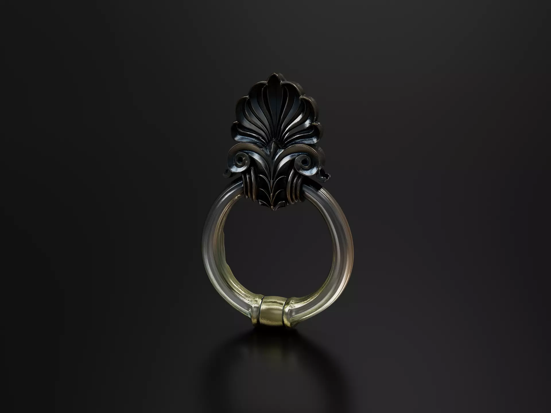 Old door knocker 2 3D print model