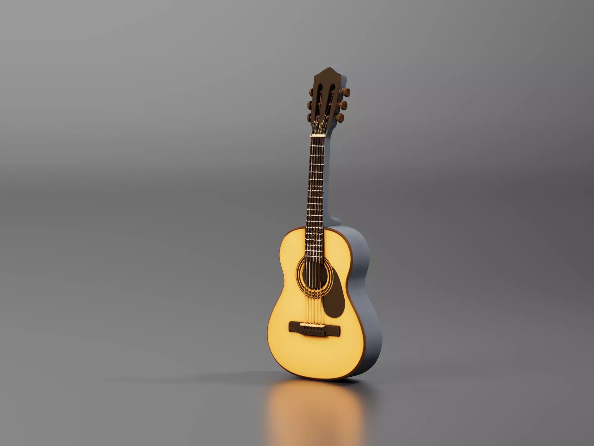 Classical Guitar 3D print model