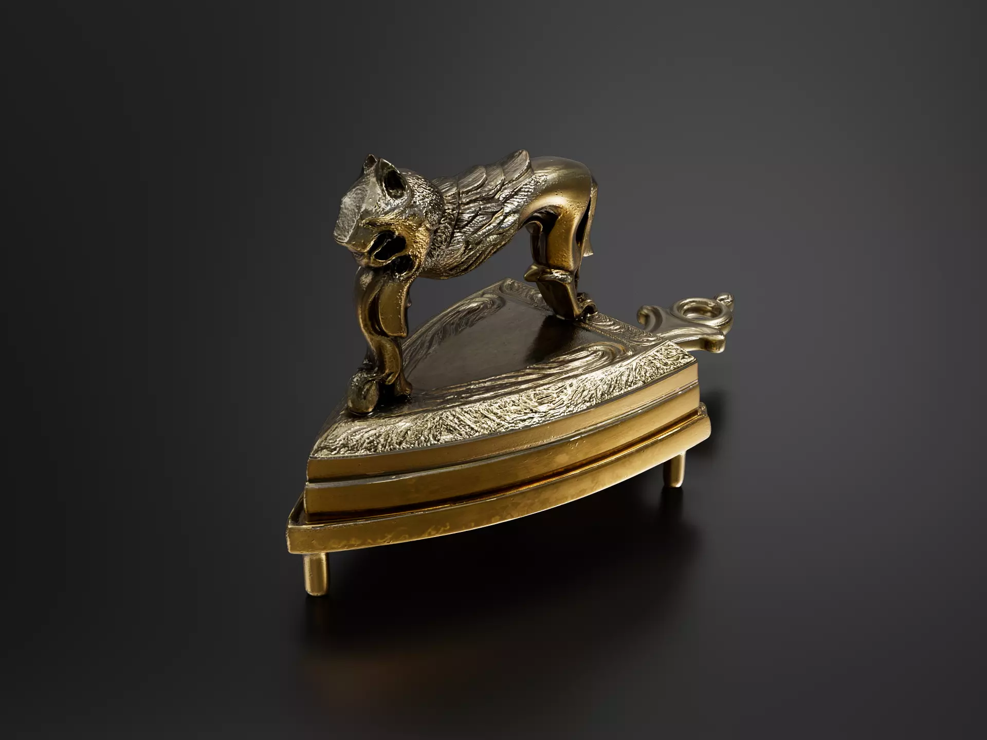 Old golden iron 3D print model