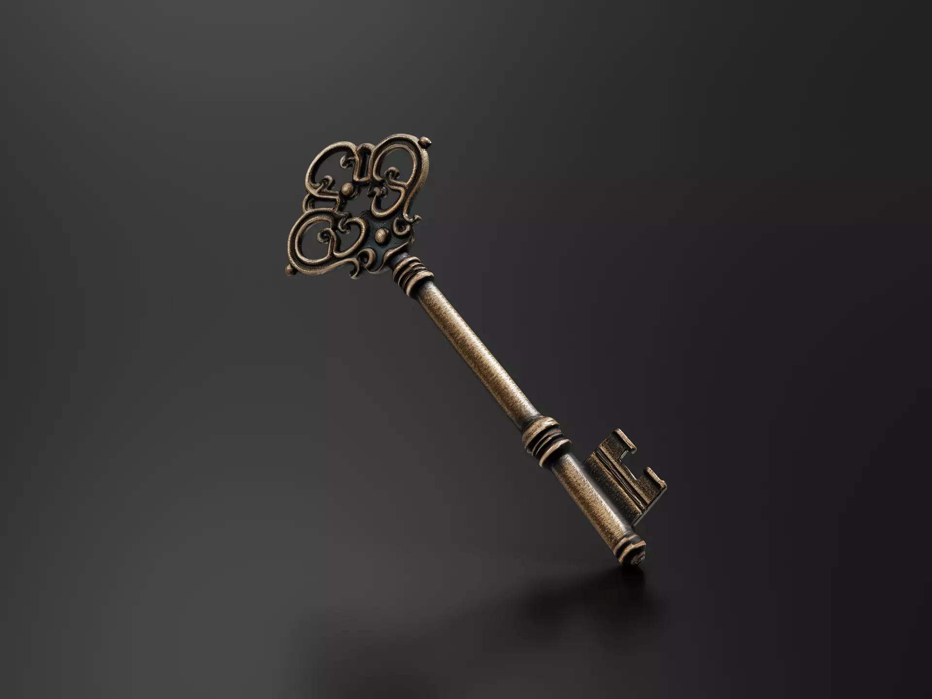 Old key 3D print model