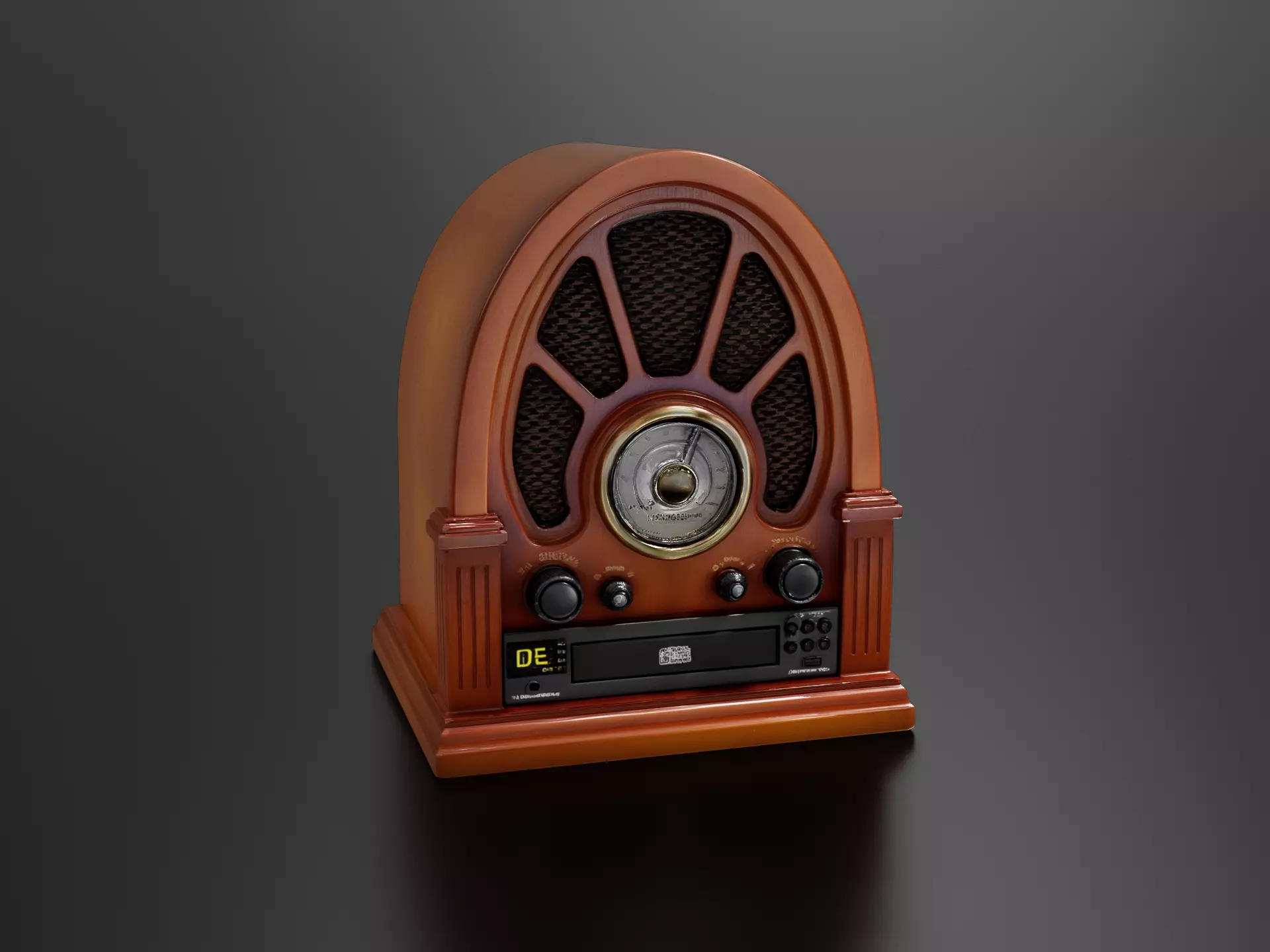 Old radio 02 3D print model